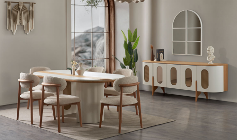 Calista Bohem Yemek Odası Takımı