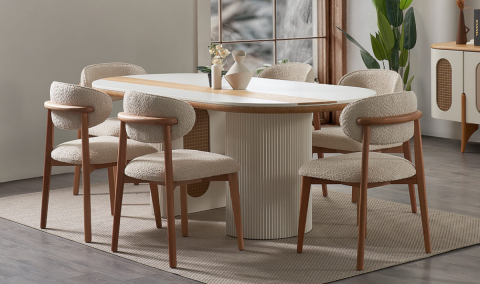 Calista Bohem Yemek Odası Takımı