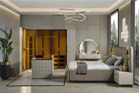 Gold Black Line Yatak Odası Takımı